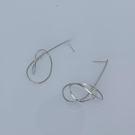 Molluska sculptural stud earrings