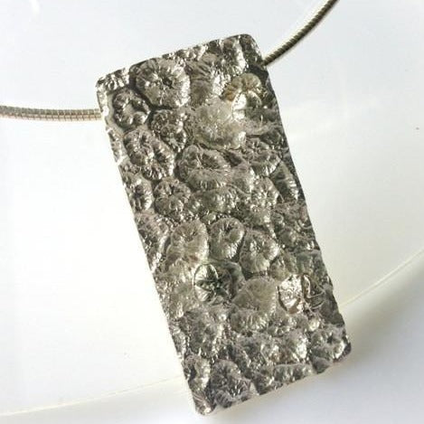 Turangawaewae manuka bud silver pendant